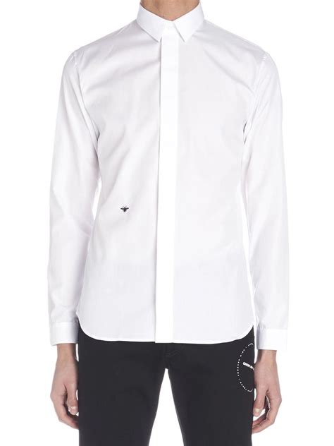 dior white translucent shirt|Dior white shirt men.